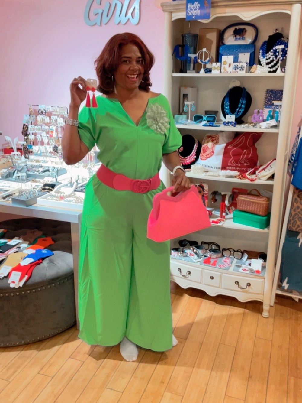 Green Jumpsuit-I‎ Romper